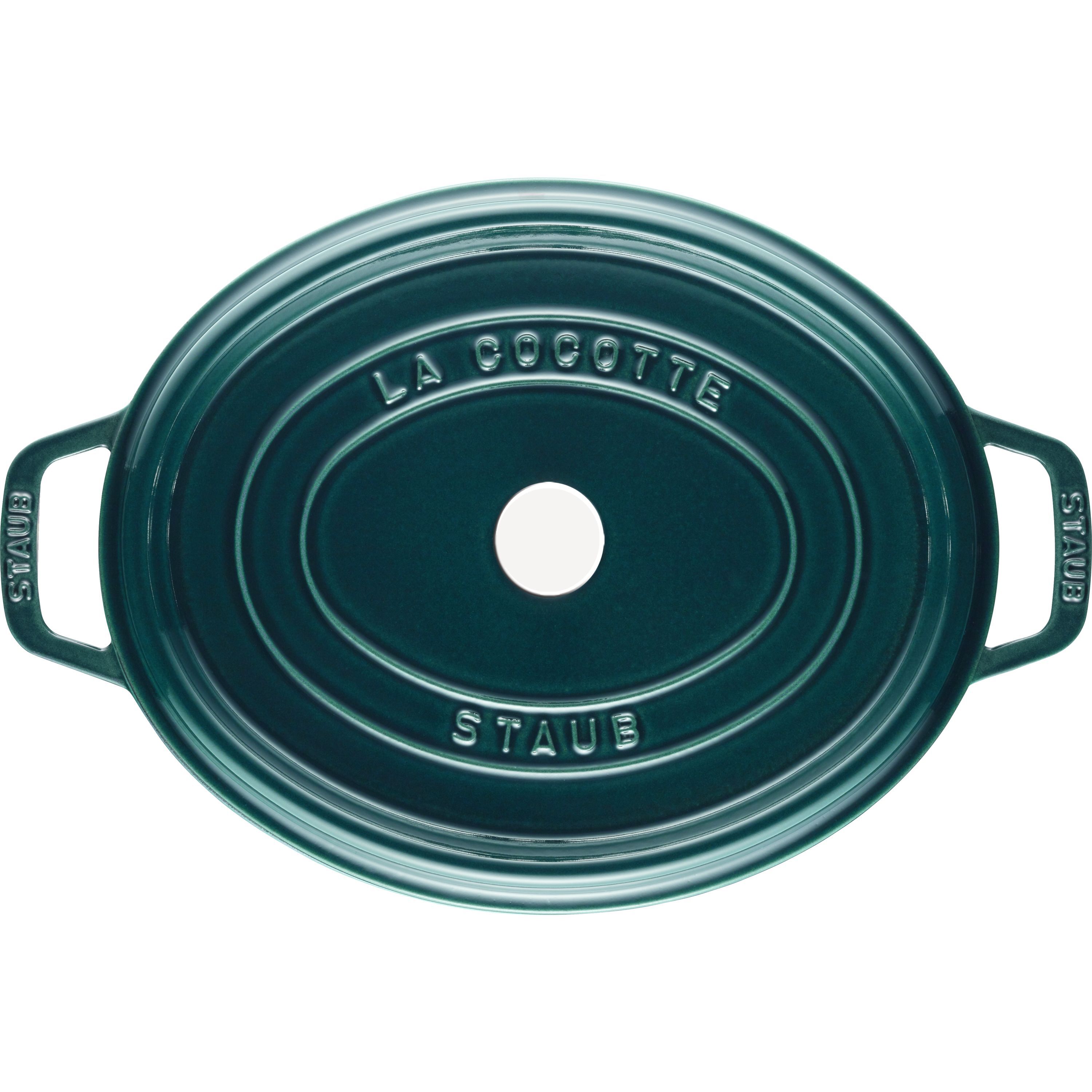 Cocotte 33 cm, oval, La-Mer, Gusseisen