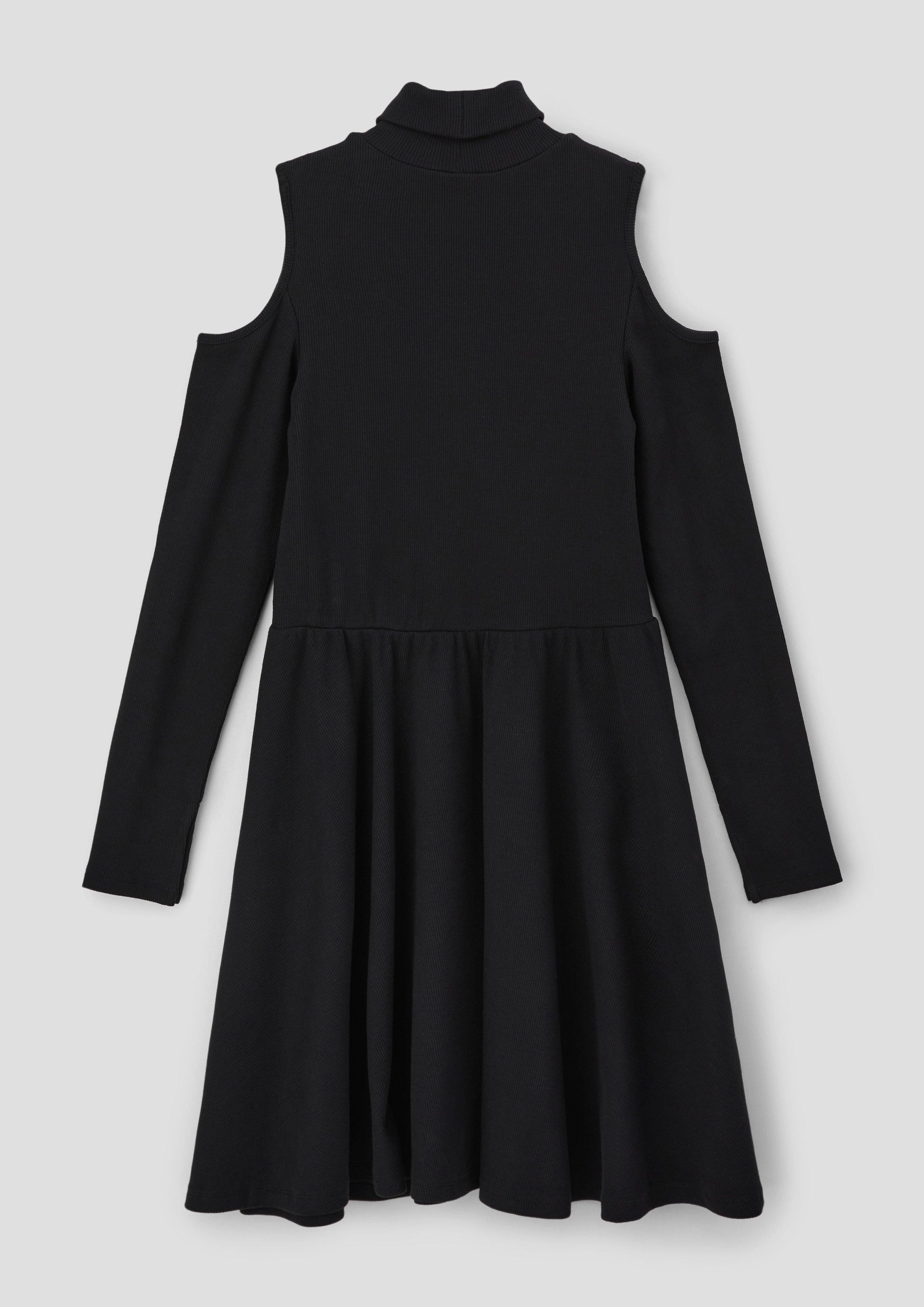 Rippkleid mit Cut Outs  2134682-9999