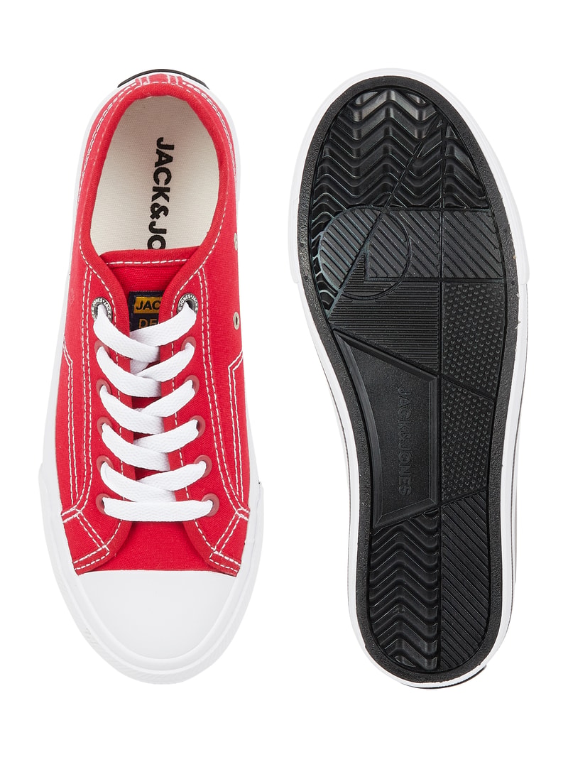 Sneaker aus Canvas Modell 'Corp' in rot