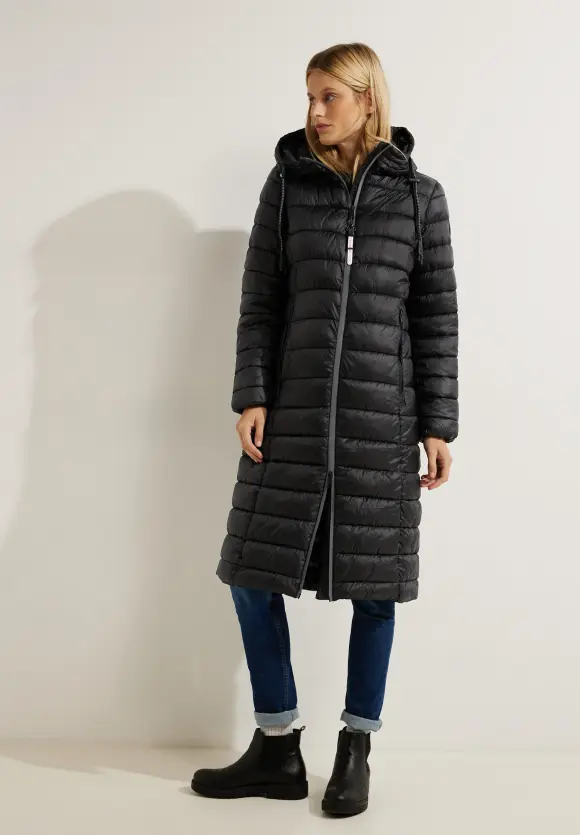 CECIL Super Long Steppmantel
