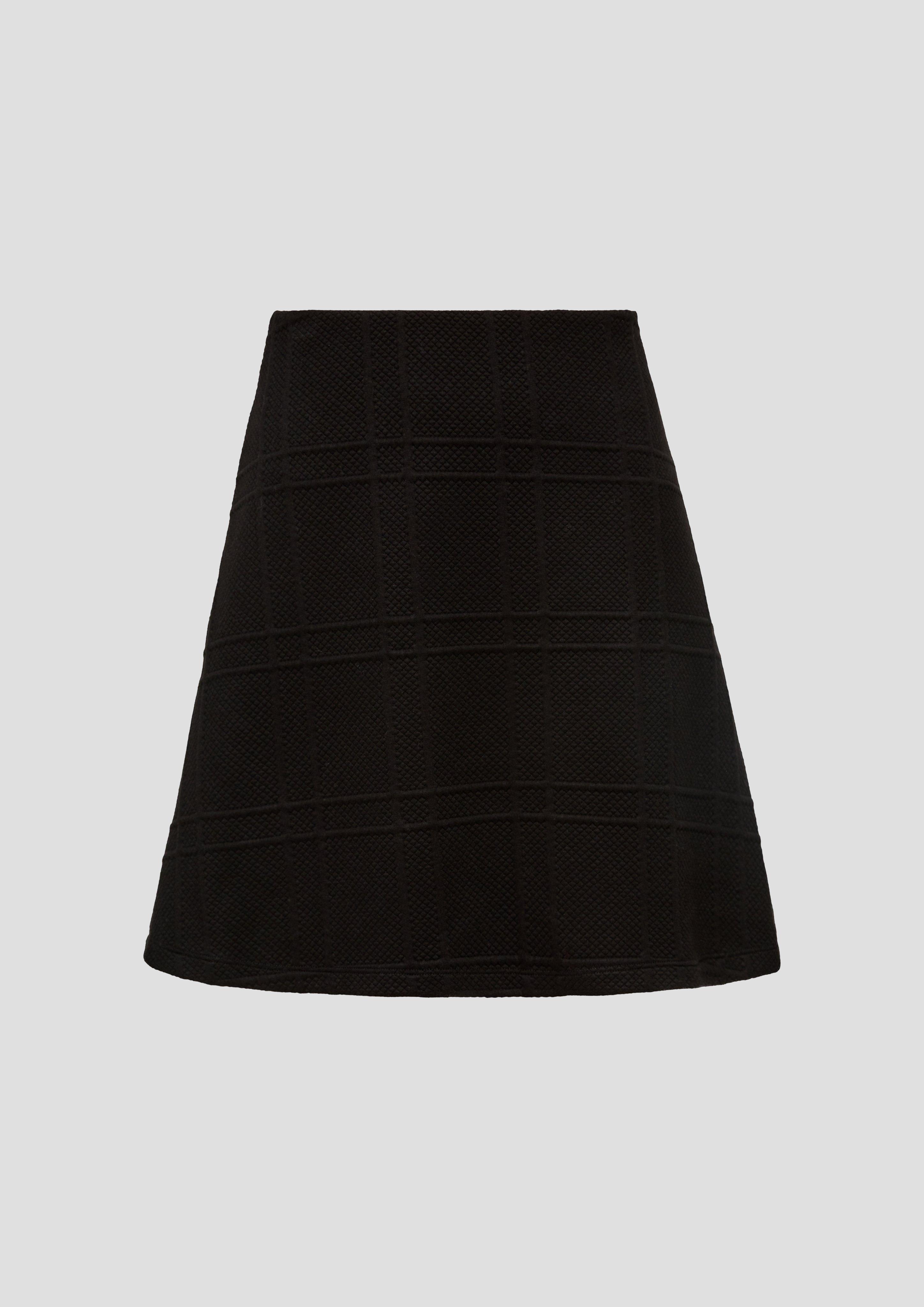 Kurzer Jacquard-Rock mit Viskose  2139337-9999