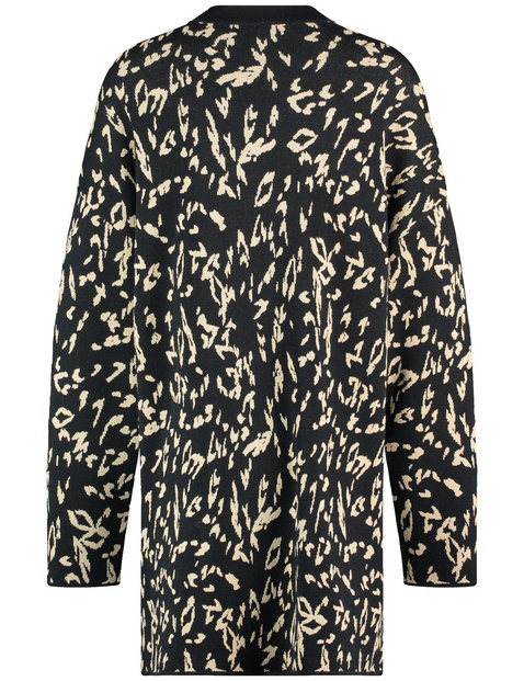 Offener Long-Cardigan aus Baumwoll-Mix