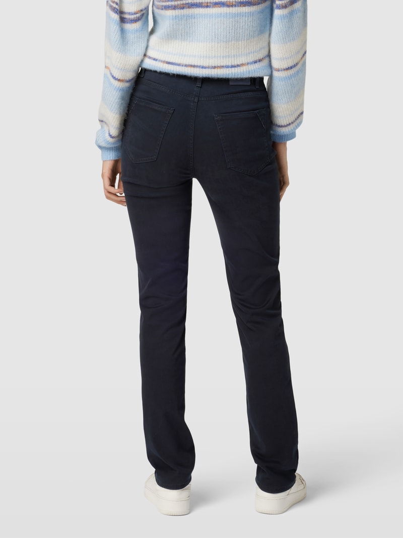 Hose im 5-Pocket-Design Modell 'Mary' in marineblau