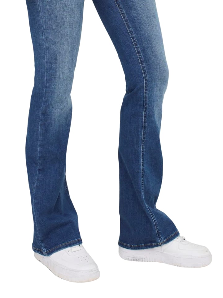 ONLY Jeans ONLBLUSH MID FLARED REA1319 flared in Blau günstig kaufen
