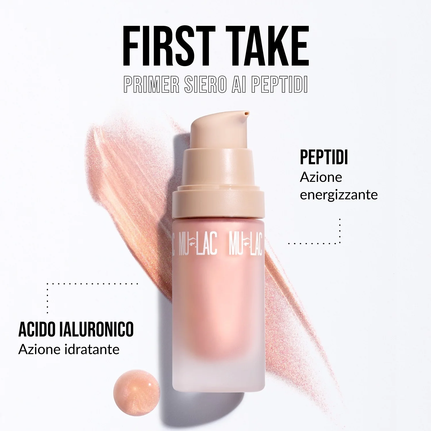 Sejas grima bāze FIRST TAKE PRIMER - peptīdu seruma bāze