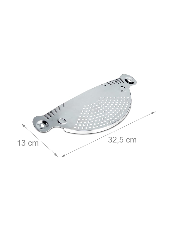 relaxdays Abgießhilfe in Silber günstig kaufen onesize