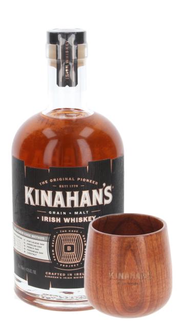 Kinahan's Kasc Project inkl. gratis Holz Tumbler 0,7 l·43 % vol