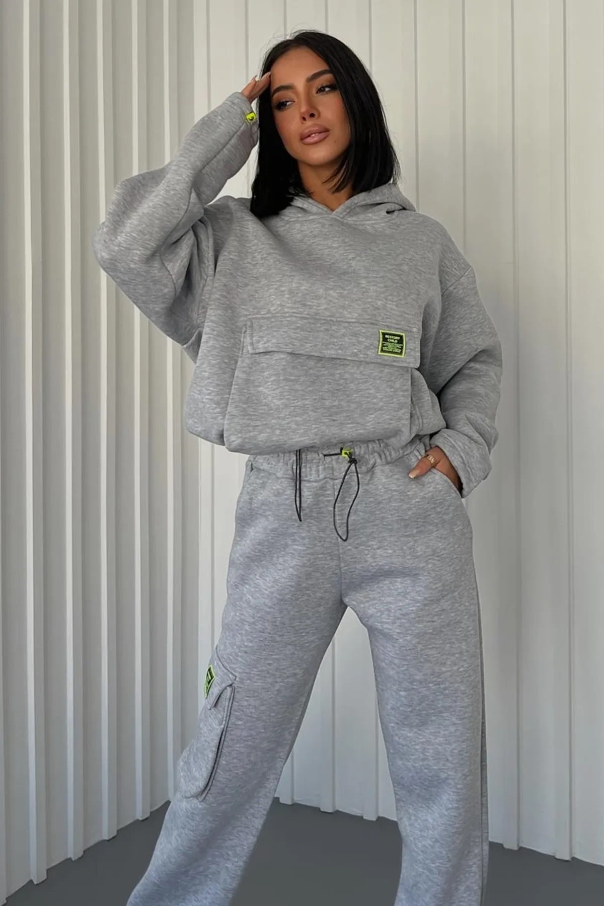 lovebox  Zweiteiler - Grau - Regular Fit