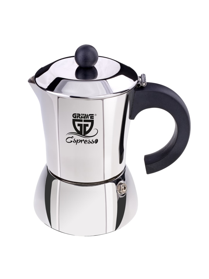 GRÄWE Espressokocher in silberfarben günstig kaufen
