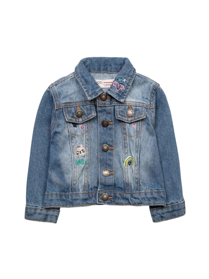 Minoti Jeansjacke Purrfect 3 in blau günstig kaufen 74/80