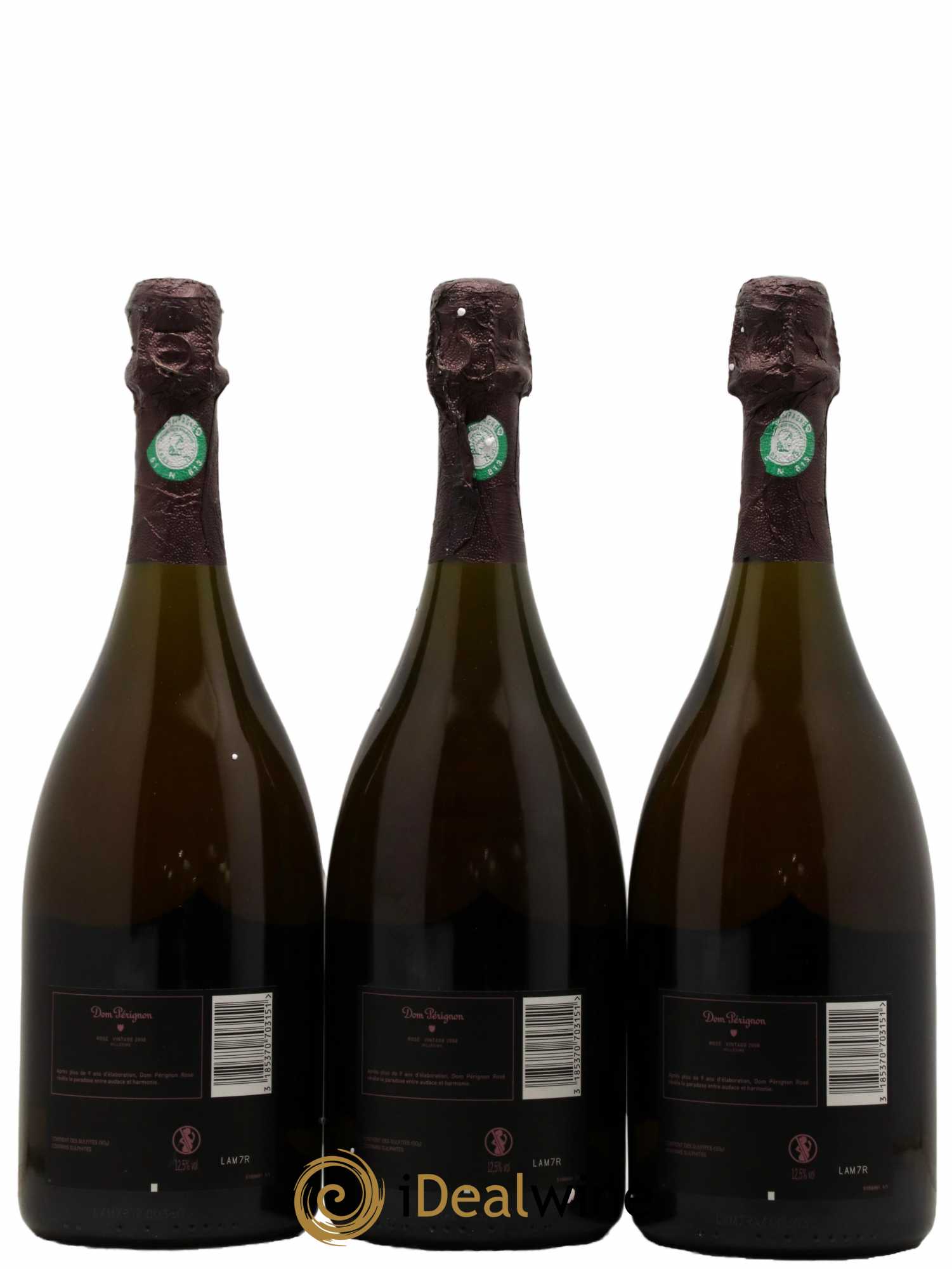 Brut Dom Pérignon  2008 - Lot de 3 Bouteilles