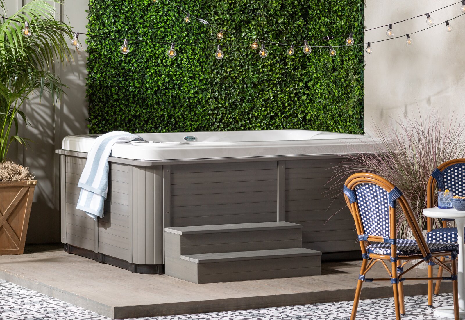 Thermospas 3 - Person 35 - Jet Acrylic Rectangular Hot Tub with Ozonator