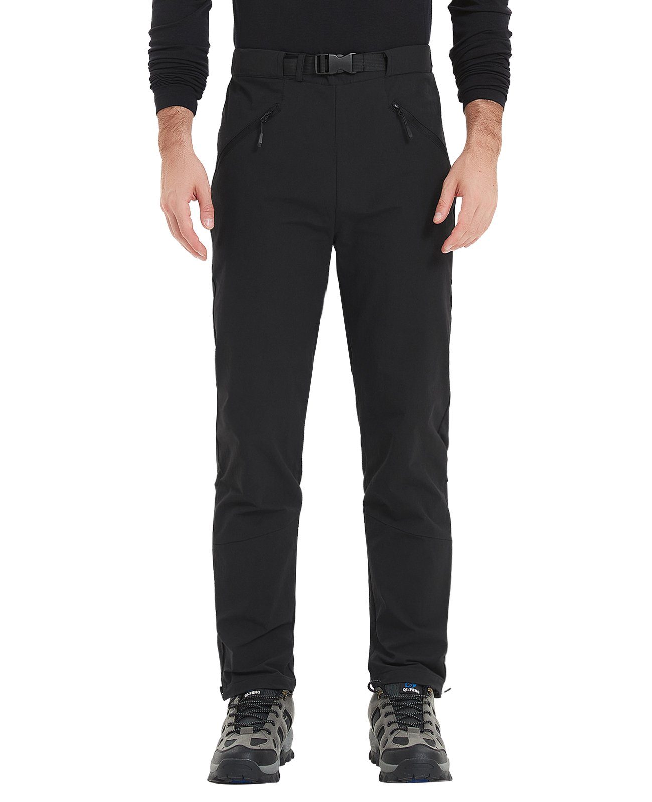 MEETYOO Outdoorhose Herren Trekkinghose Wanderhose Lange Fahrradhose (Outdoorhose, Sports Hose, Radlerhose, Winter Radfahren MTB Hose) Wandern, Outdoor, Radfahren, Softshellhose