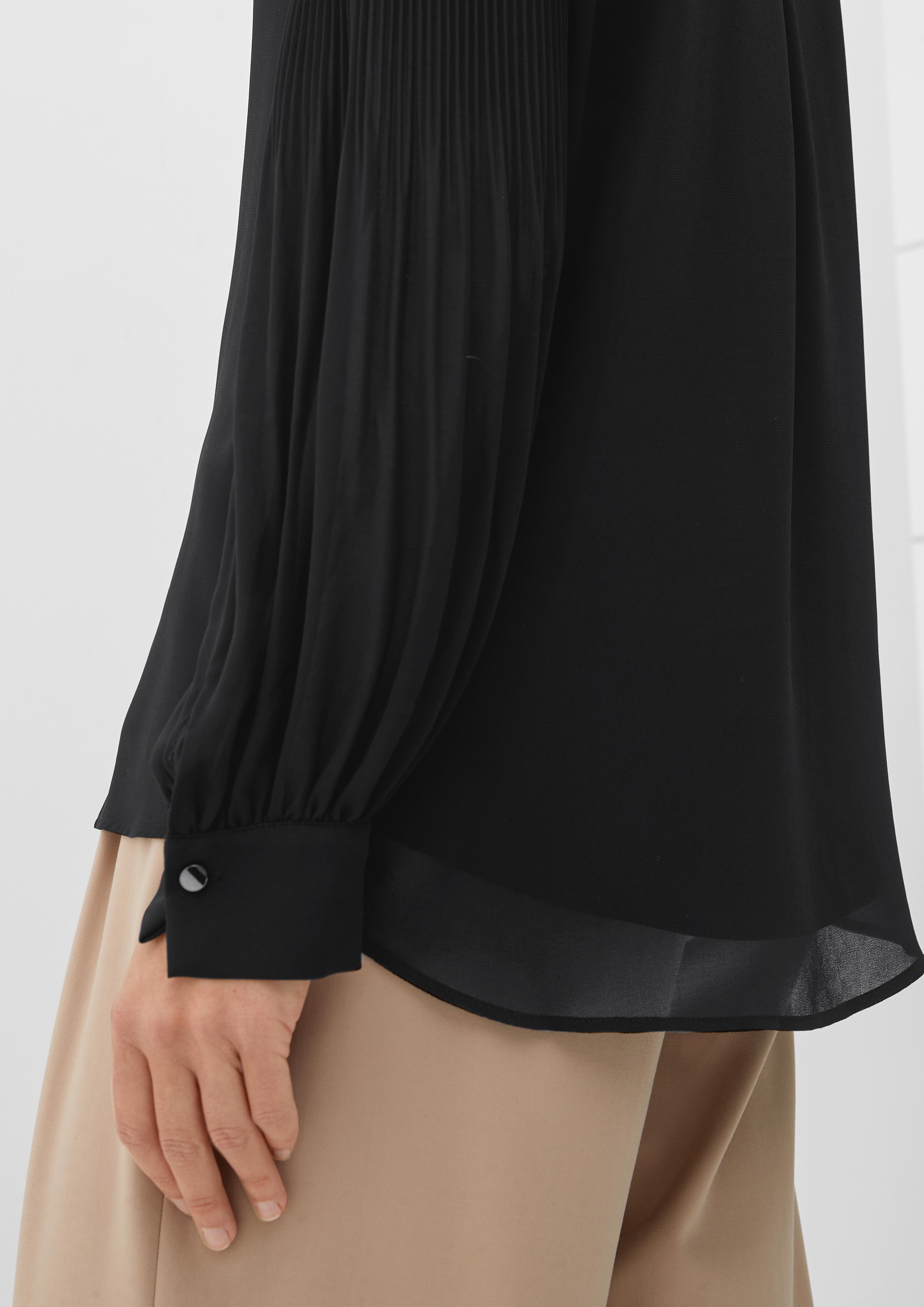 Blusenshirt mit Plissée-Ärmeln  2126248-9999