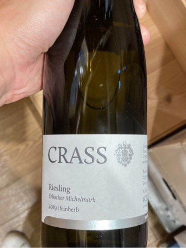 CrassRiesling Erbacher Michelmark Feinherb 2020
