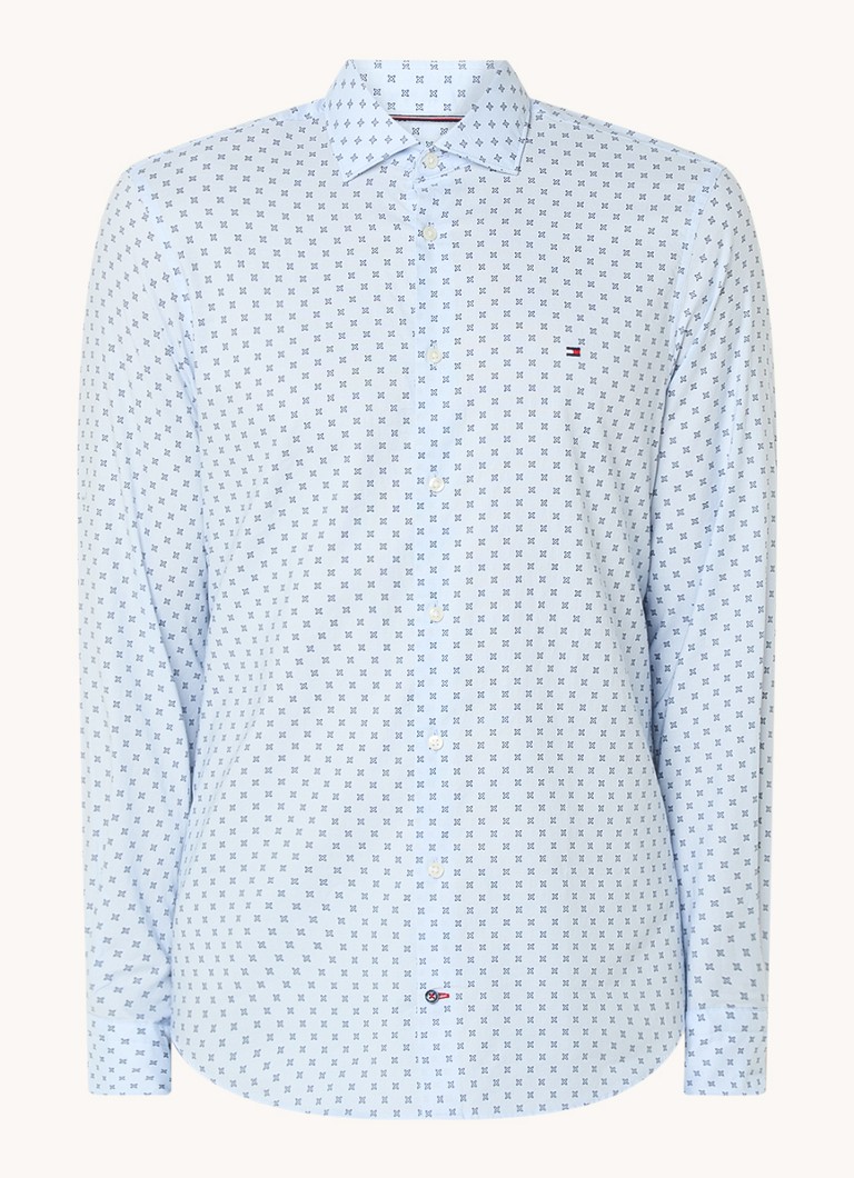 Tommy Hilfiger slim fit majica s potiskom in logotipom
