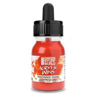 Acrylic Inks - Transparente Flüssige Acrylfarbe - Orange (4273) (30ml)