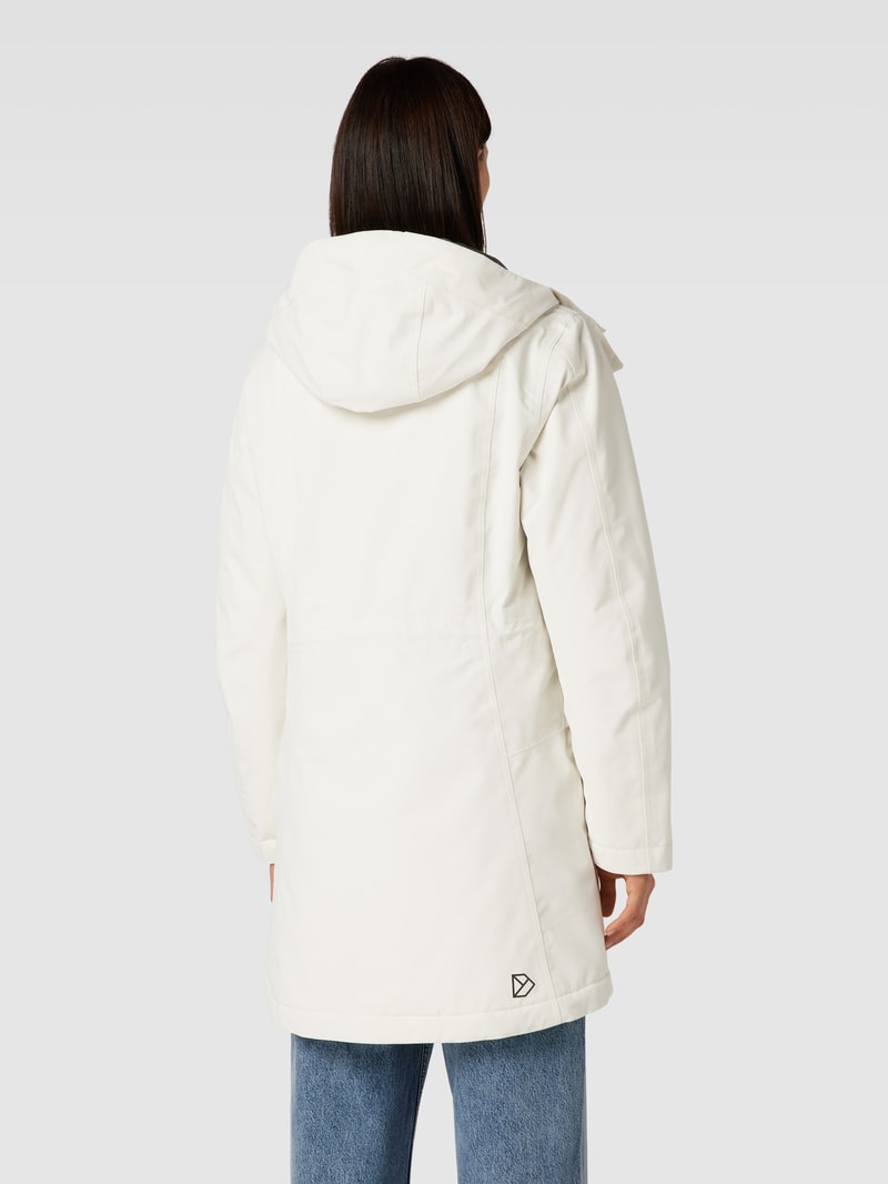 Parka mit Kapuze Modell 'CAJSA' in weiß