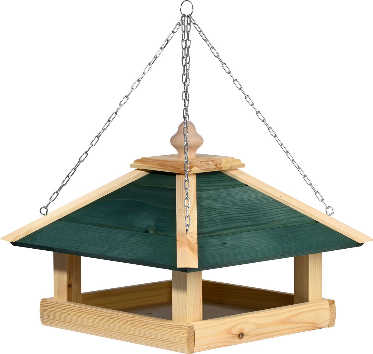 dobar Vogelfutterhaus aus Holz mit Kette