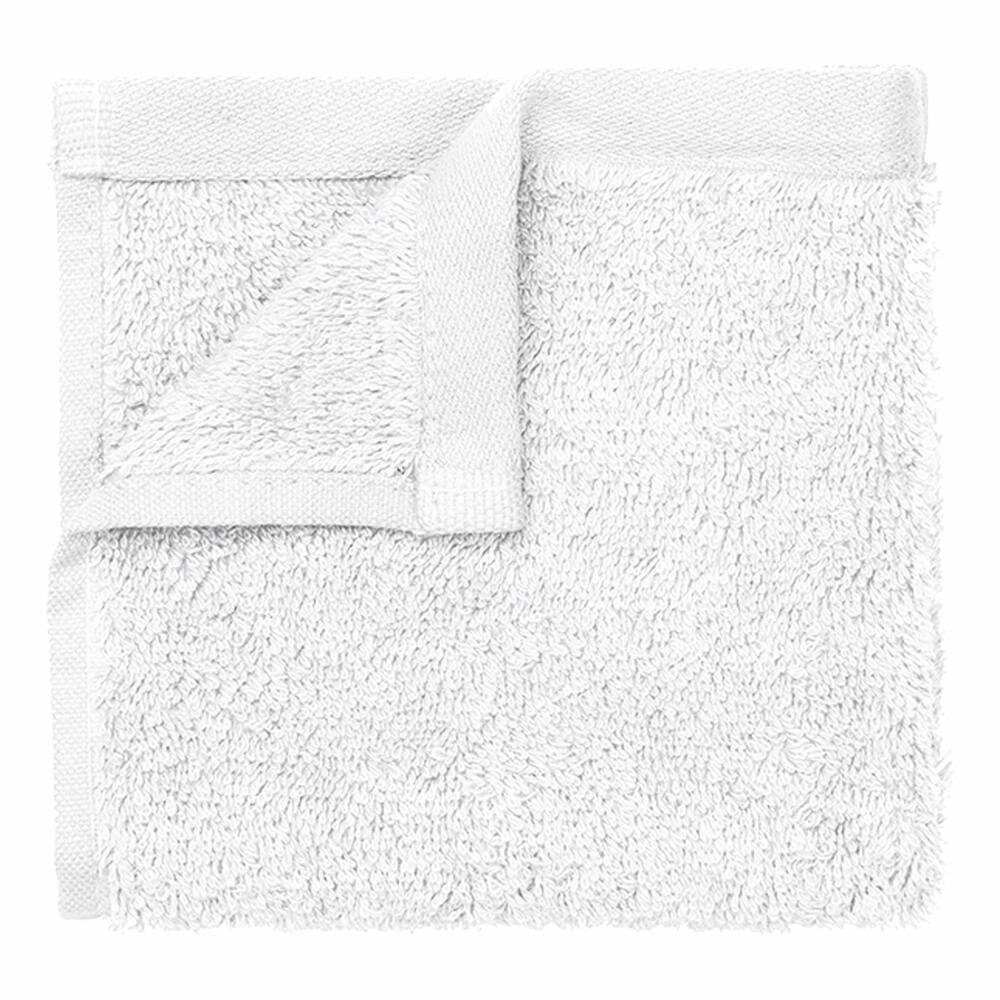 blomus Gästehandtücher Riva 4er Set White 30 x 30 cm, Frottee (4-St), 100% Baumwolle