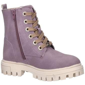 Tom Tailor Schnür Boots in lila