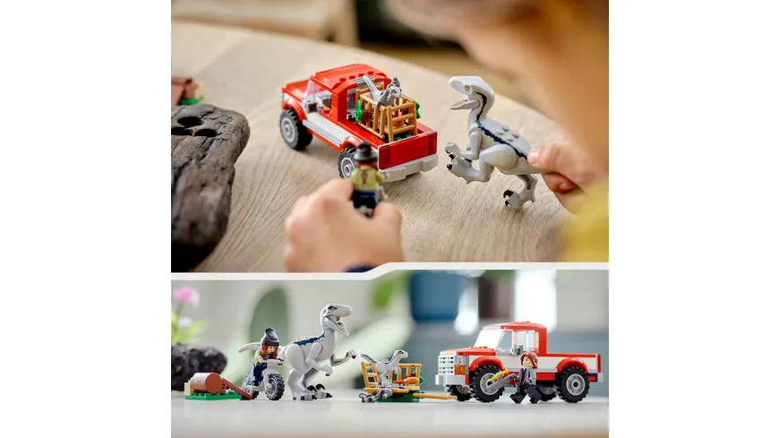 LEGO Jurassic World 76946 Blue & Beta in der Velociraptor-Falle Spielzeug