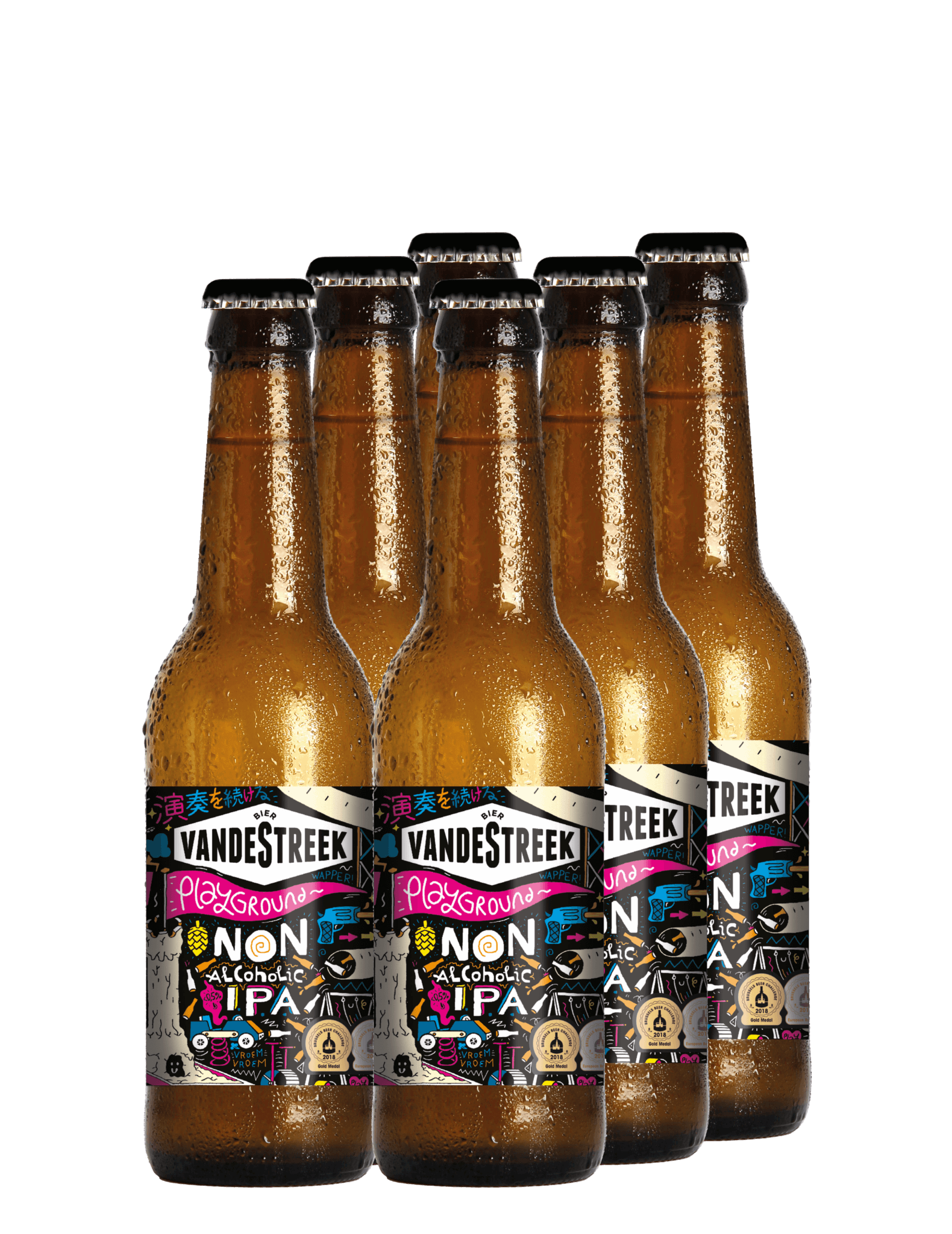 vandeStreek : Playground IPA - Gueule de joie 0.5° |  33 cl