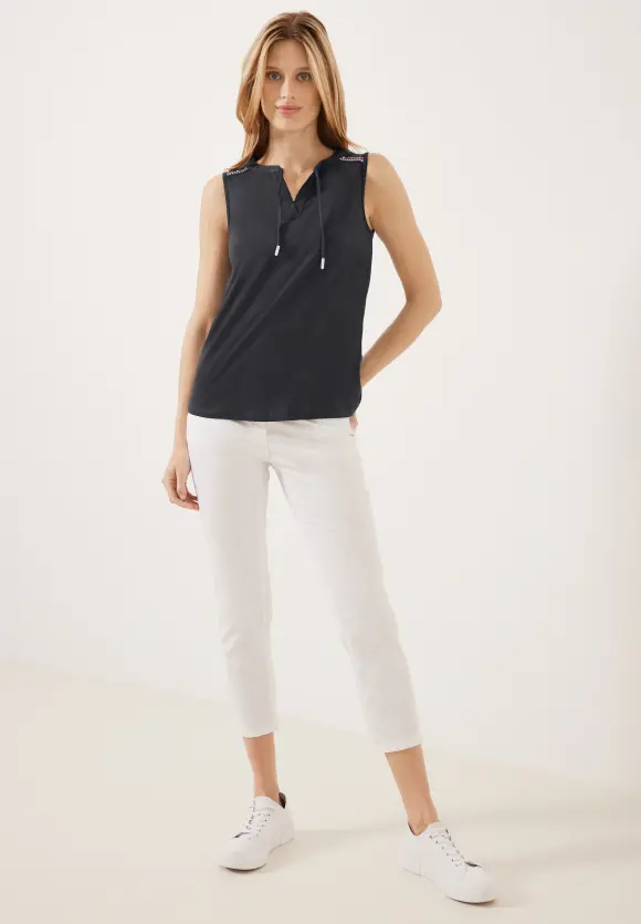 CECIL Top mit Stickereidetail