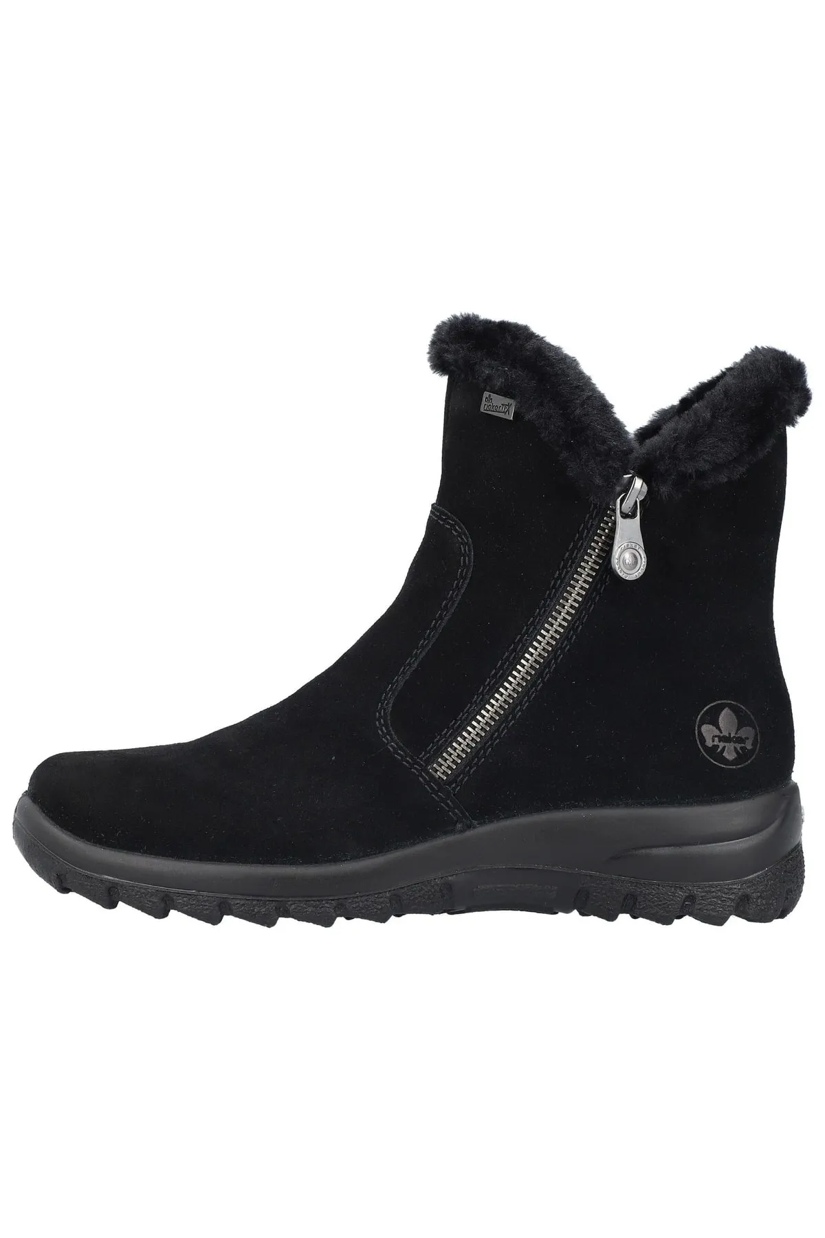 Rieker  Stiefelette - Schwarz - Flacher Absatz