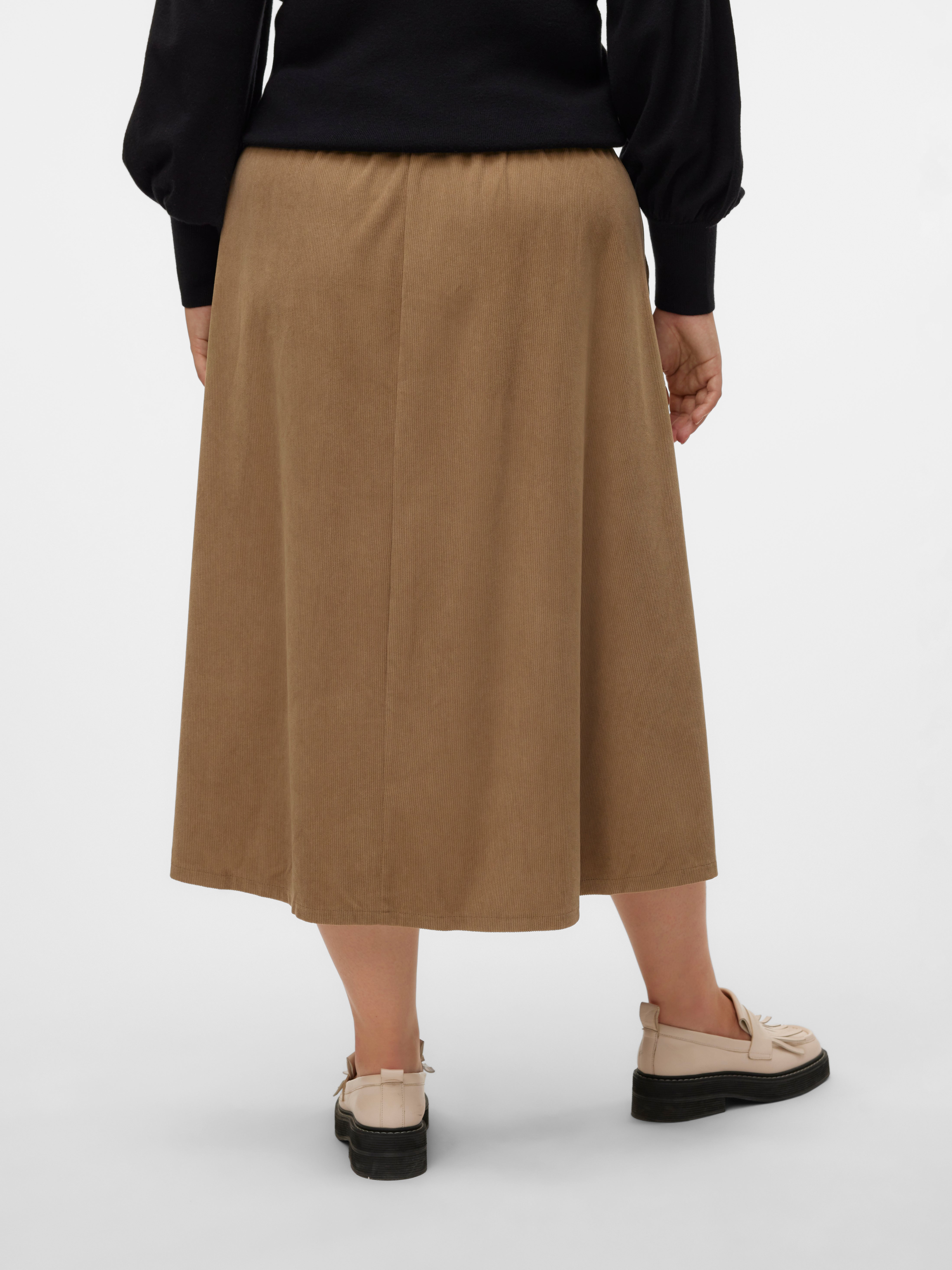 VMCVIENNA Hohe Taille Midirock