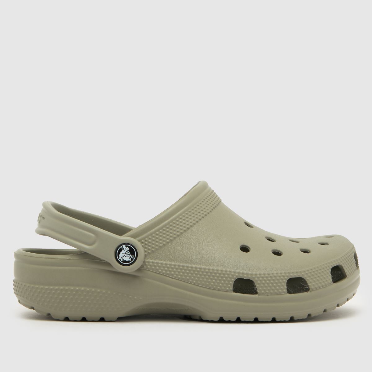 Crocs Classic klumpa szandál bézs színben