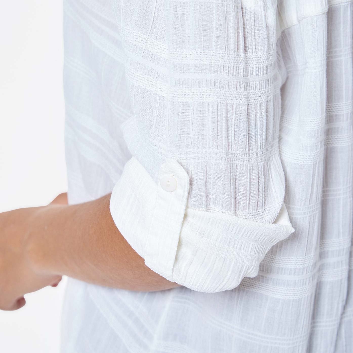 GLOW   Blouse blanche Femme en 100% coton
