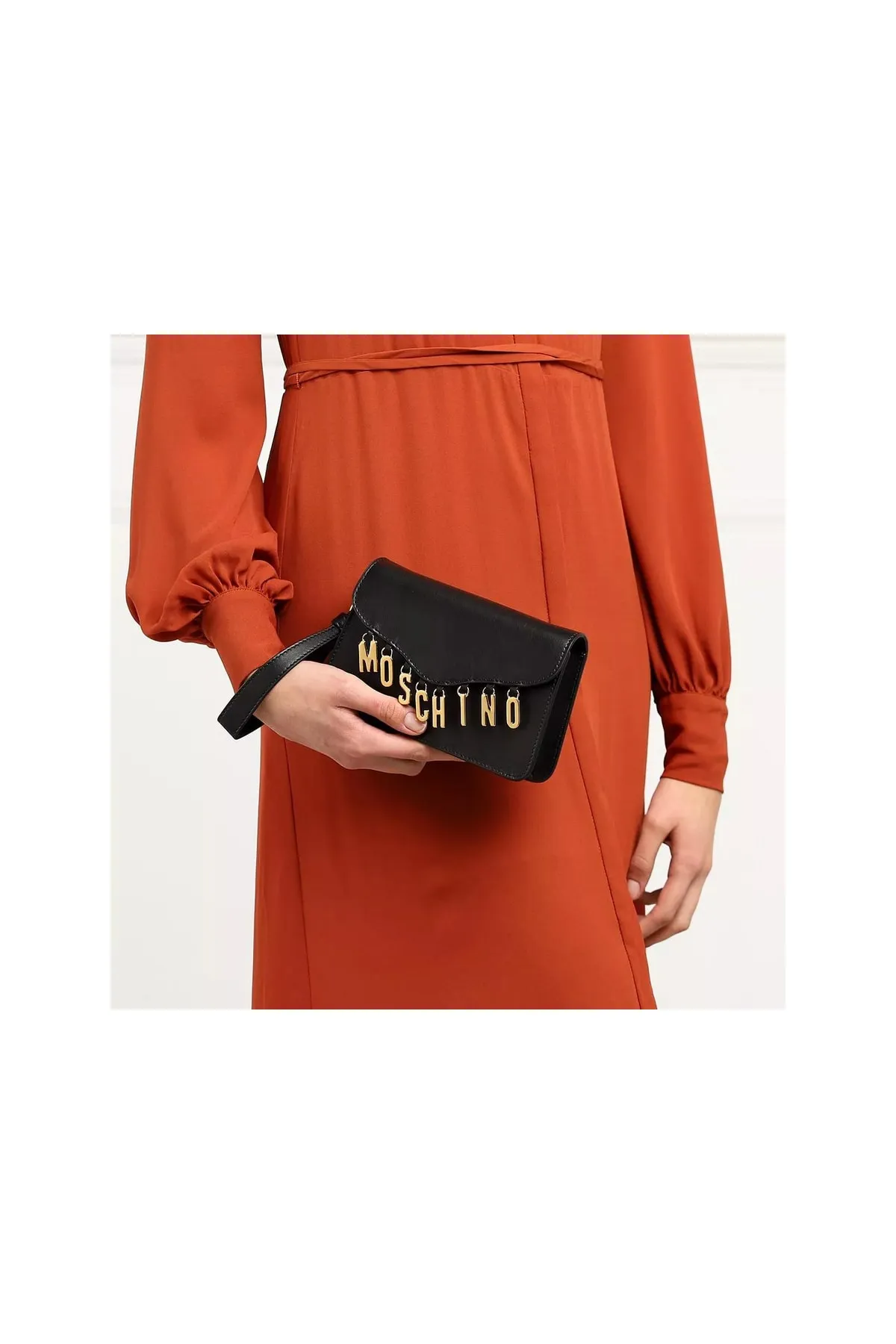 Moschino  Handtasche - Schwarz - Strukturiert