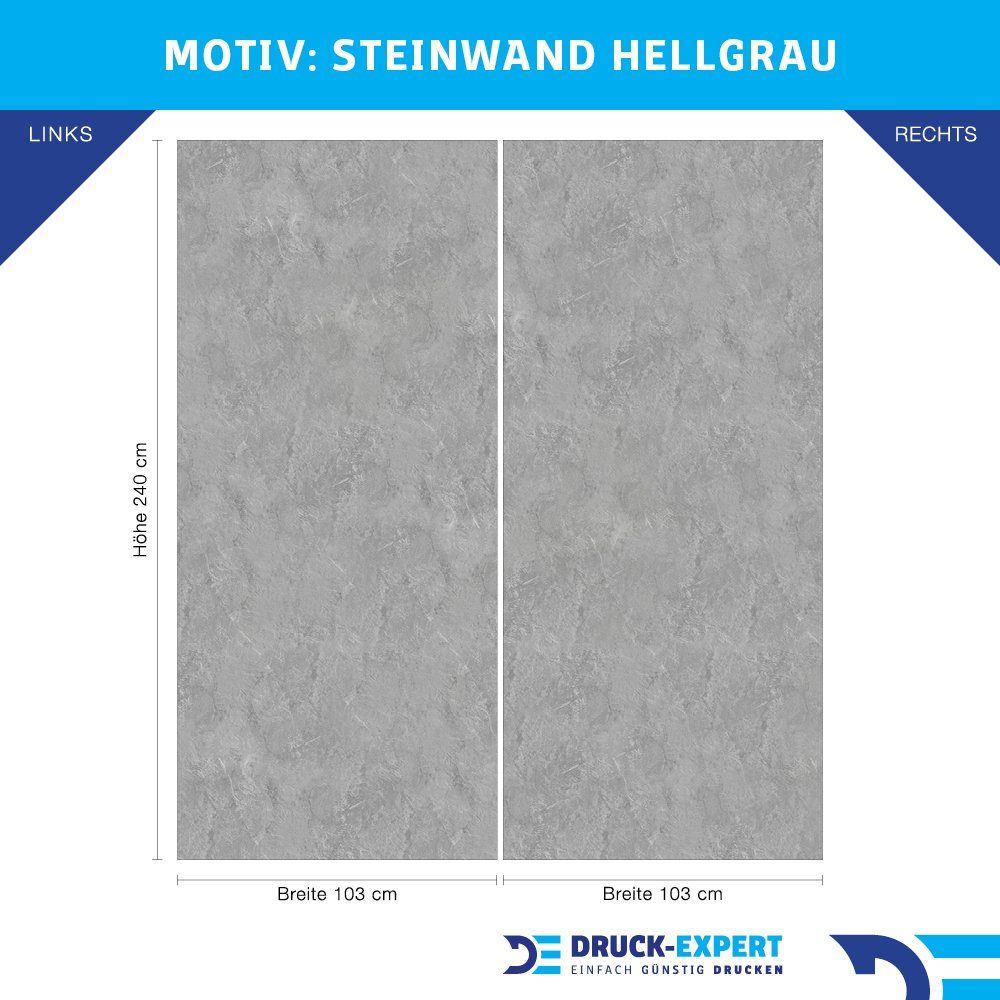 DRUCK-EXPERT Duschrückwand Premium Duschrückwand - langlebiger Fliesensticker aus 0,4 mm selbstklebenden Hart-PVC