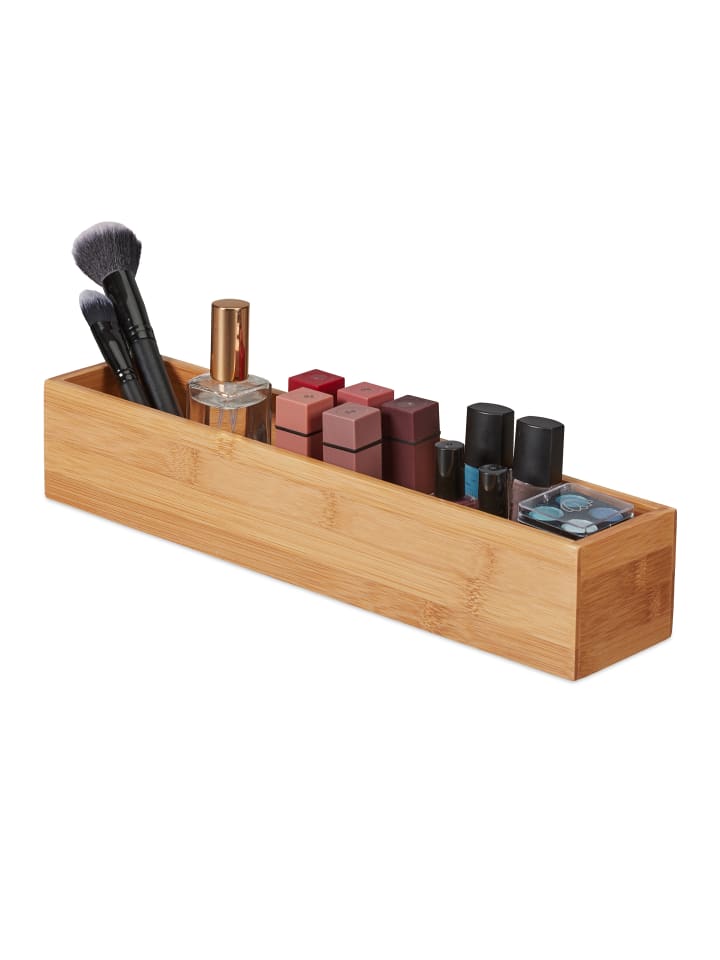 relaxdays Bambus Box in Natur - (B)38 x (H)7 x (T)8 cm günstig kaufen onesize