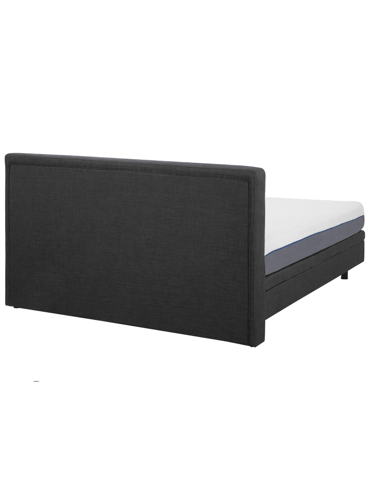 Beliani Doppelbett DUKE in Grau - (W) 161 x (H) 102 x (L) 216 cm günstig kaufen onesize