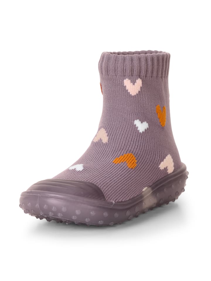 Sterntaler Adventure-Socks Herzen in lila günstig kaufen