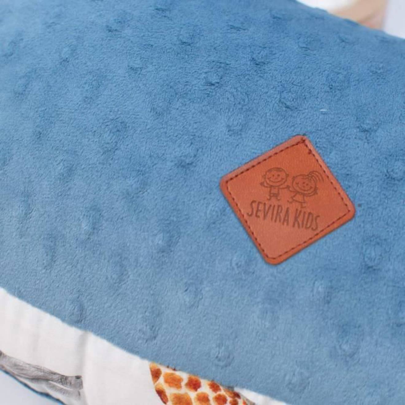 Coussin d'allaitement Poule, Safari bleu