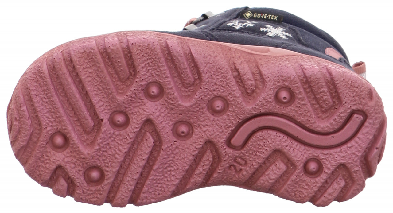 HUSKY1 - Blau/Rosa Boots mit Schnürung