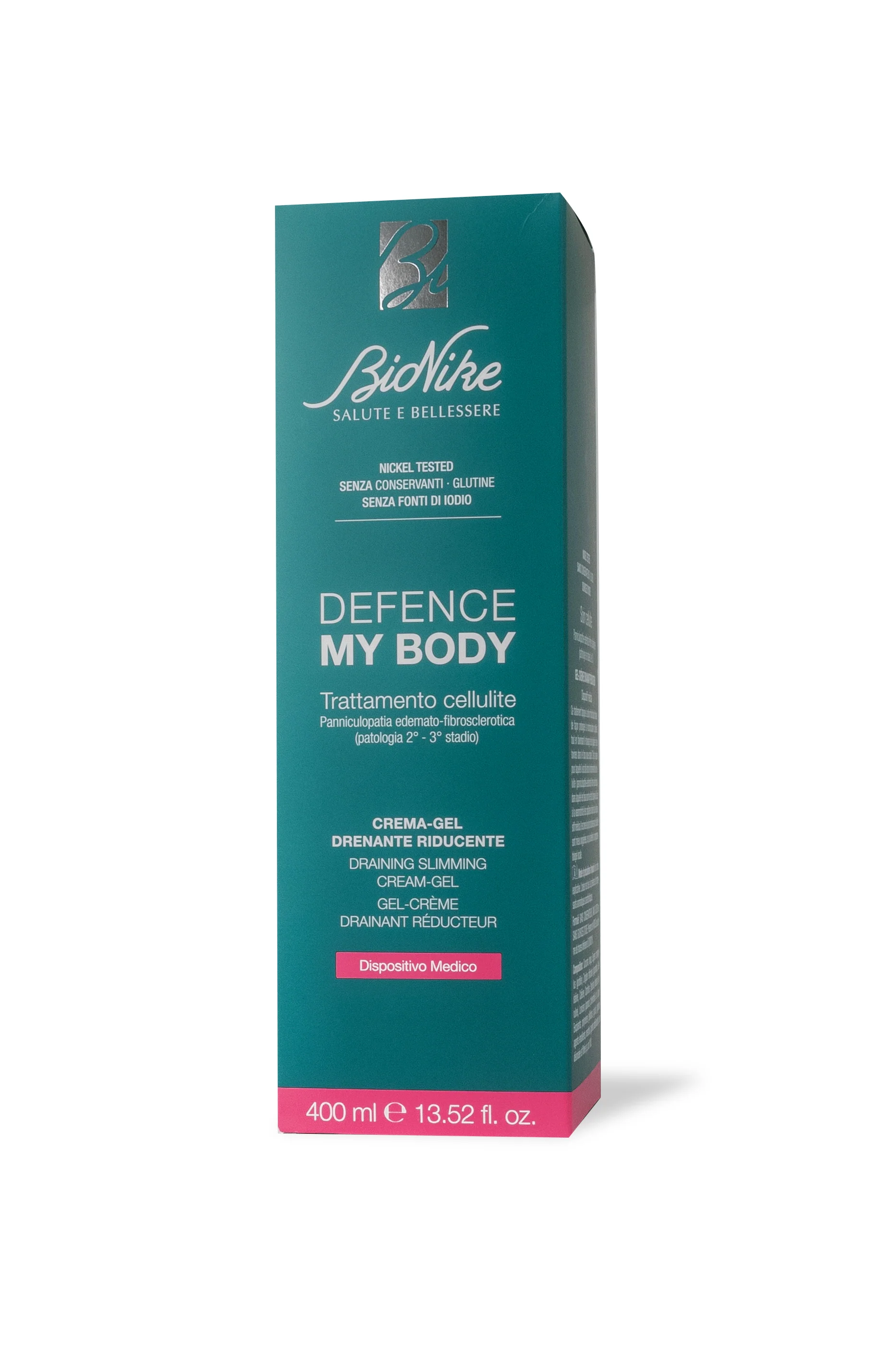 Cremă-gel drenantă și reducătoare Defence My Body - Cremă de corp anticelulitică, Gel de corp anticelulitic, Cremă drenantă pentru picioare și fese