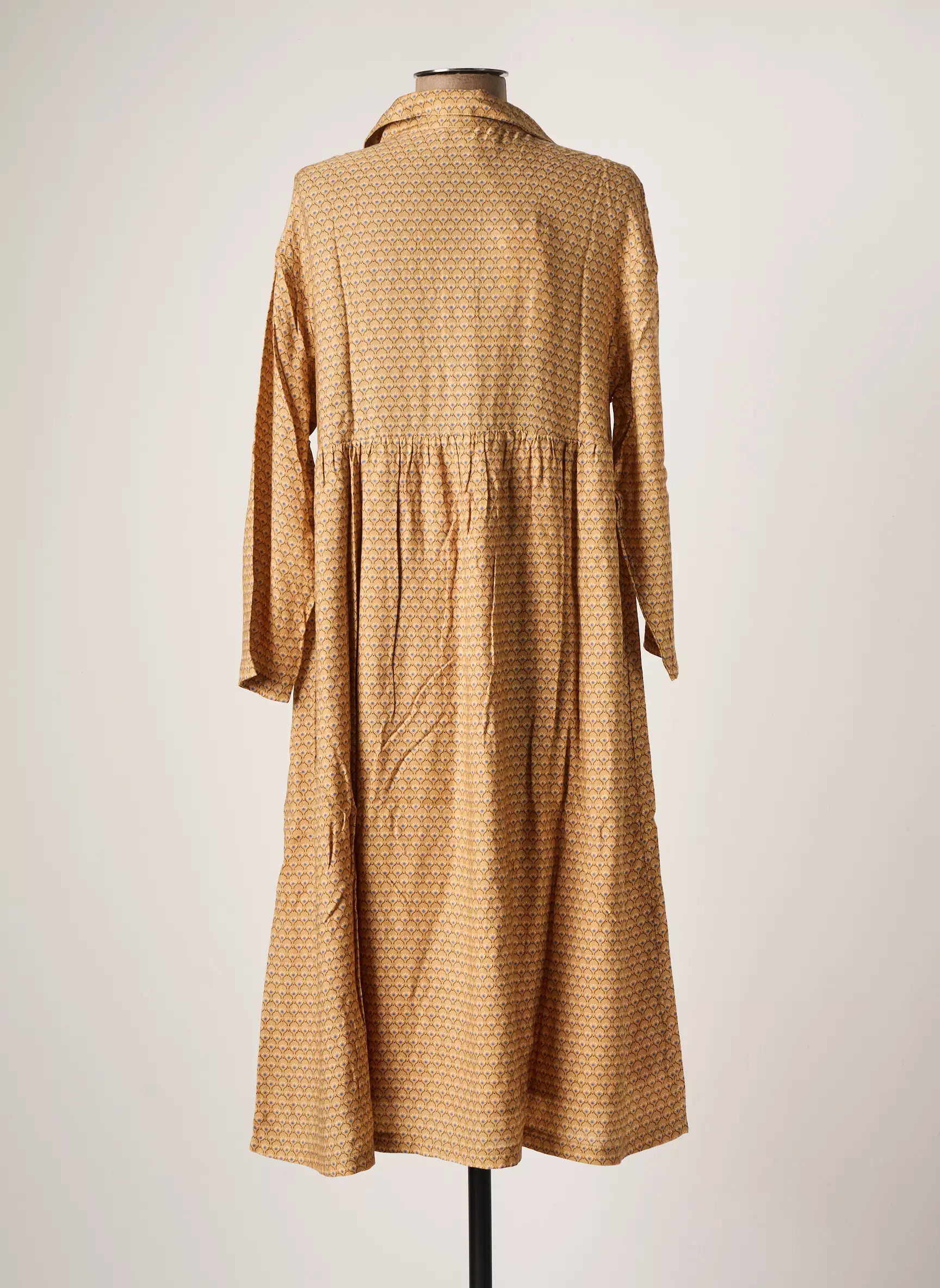 American Vintage Robes Mi Longues Femme couleur beige