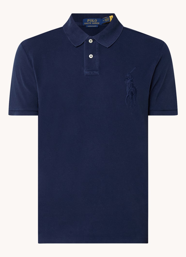 Polo Ralph Lauren, croială clasică, pique de bumbac cu logo brodat.