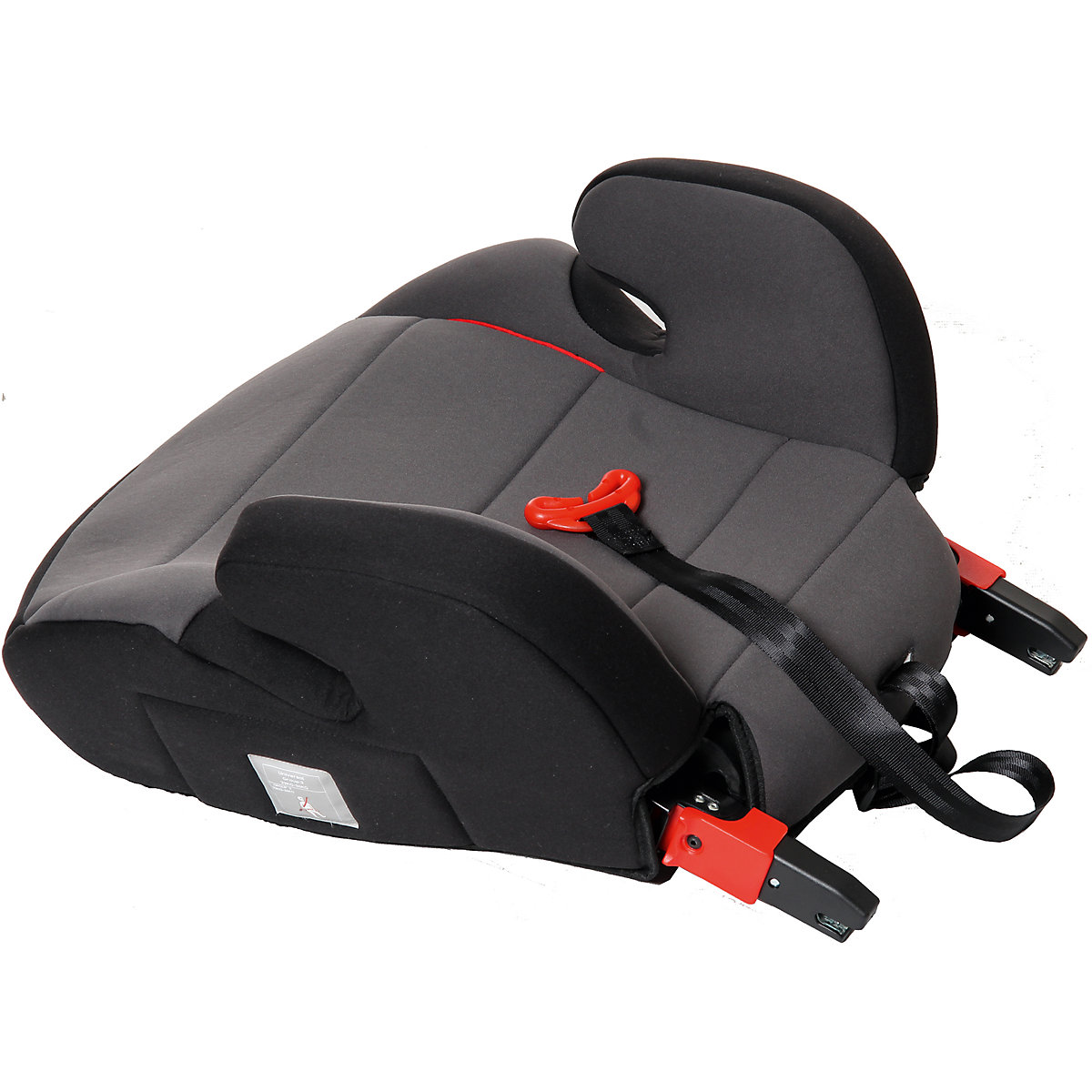 Sitzerhöhung Junior Isofix, inkl. Gurtfix, Nero