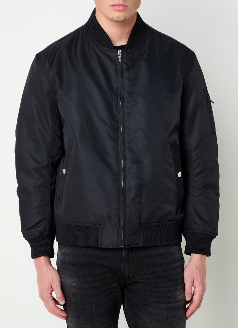 Giacca bomber trapuntata Balam di HUGO BOSS con tasche laterali e rivestimento idrorepellente
