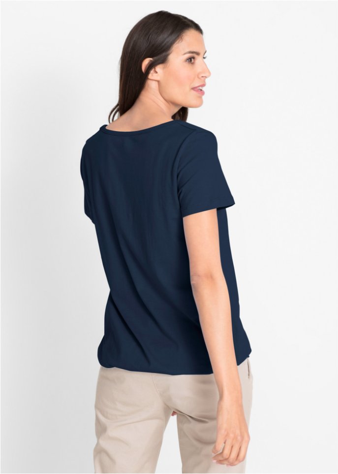 Baumwoll - Shirt, Kurzarm