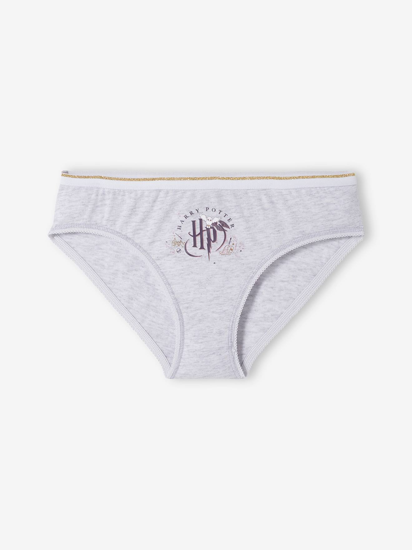 Lot de 3 culottes Harry Potter® gris chiné et bleu marine
