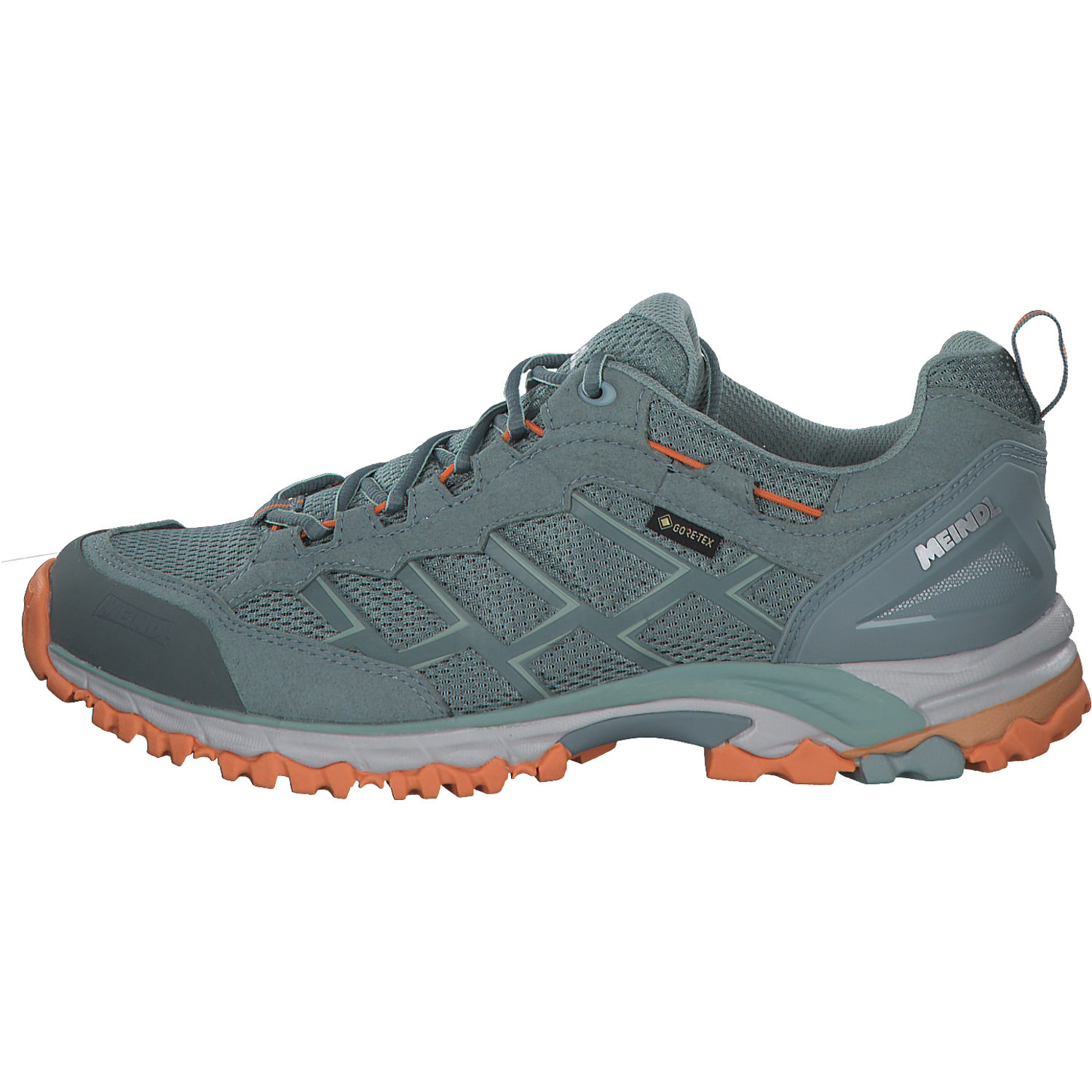Meindl Caribe Lady GTX 3823, Trekkingschuhe, Damen, linde/orange