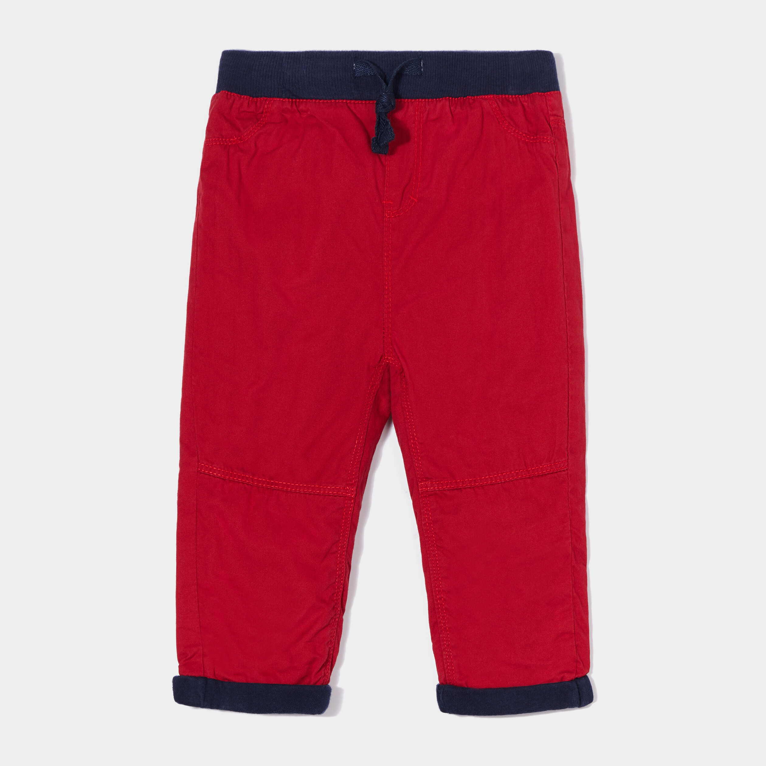 Pantalon droit rouge bébé garçon | La Halle