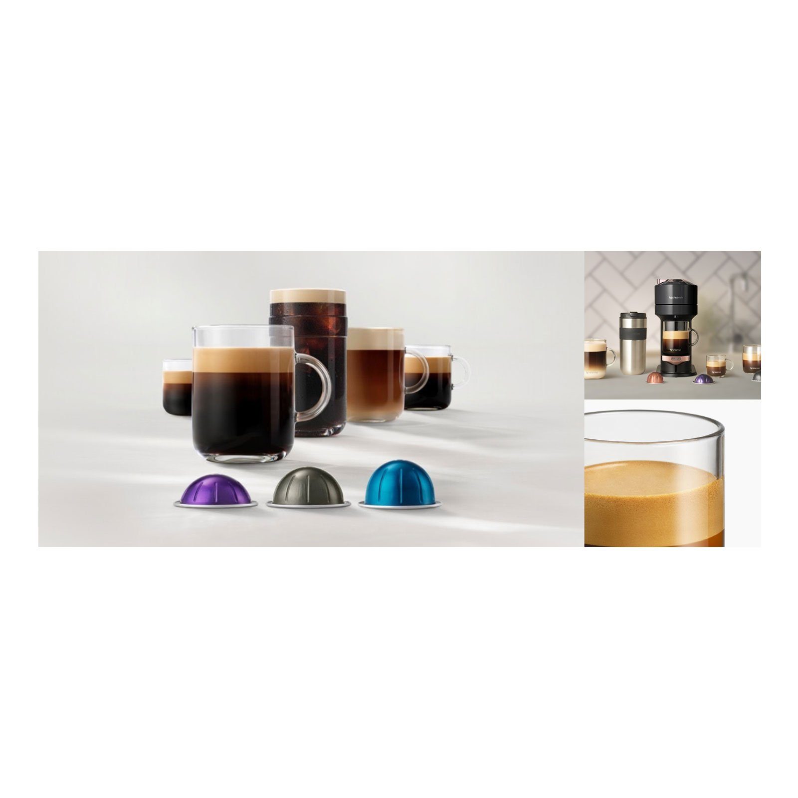 De'Longhi Kapselmaschine ENV120.GYAE VertuoNext Basic Nespressoautomat
