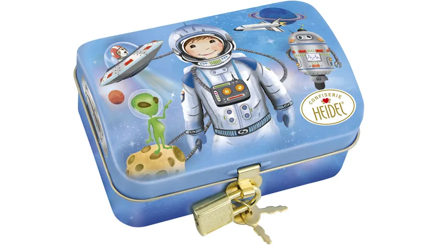 HEIDEL Chocopralinen Schatztruhe Astronaut 118 g